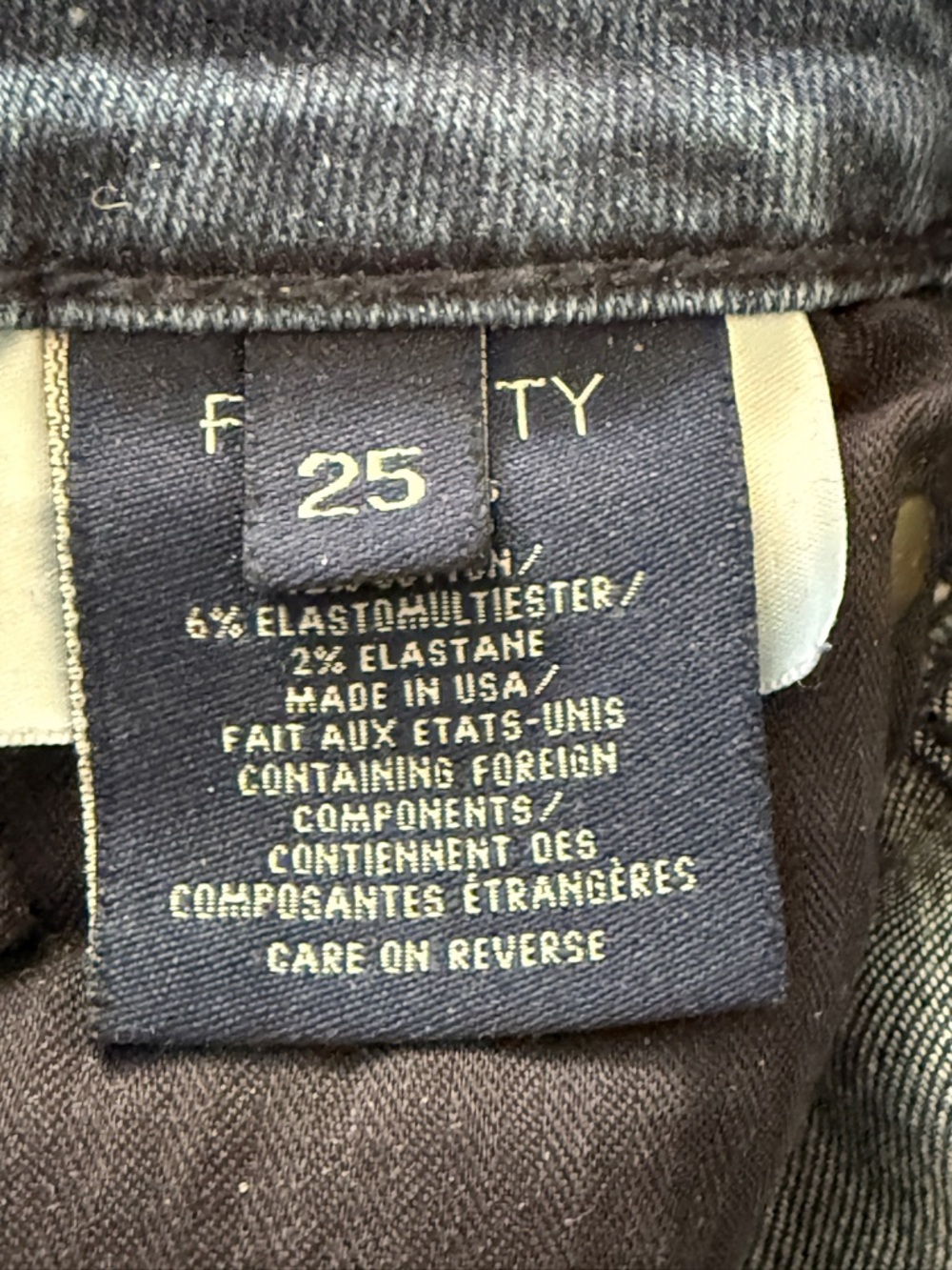 Women’s Fidelity Denim - Cali Cuff Jean, size 25, Acme Blue - Picture 6 of 9